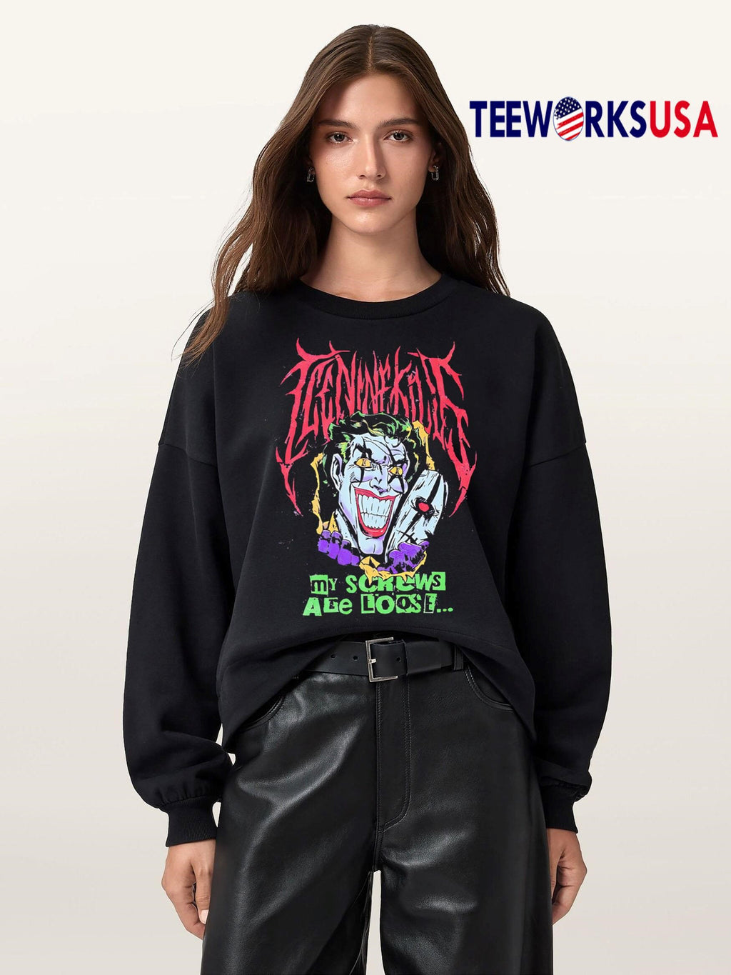 The Laugh Track My Screws Are Loose But Joke's On You - Adult & Kids T-Shirts, Sweatshirts & Hoodies apparel design preview 5