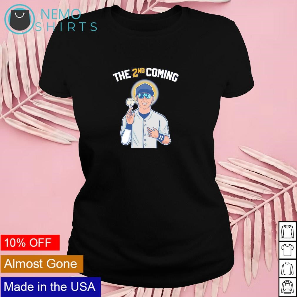 The 2nd coming Anthony Volpe 11 Yankees baseball - Adult & Kids T-Shirts, Sweatshirts & Hoodies apparel design preview 4