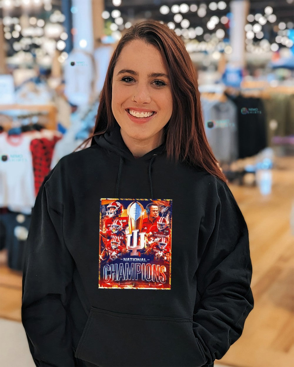 Indiana Hoosiers 2026 CFP national champions - Adult & Kids T-Shirts, Sweatshirts & Hoodies apparel design preview 3