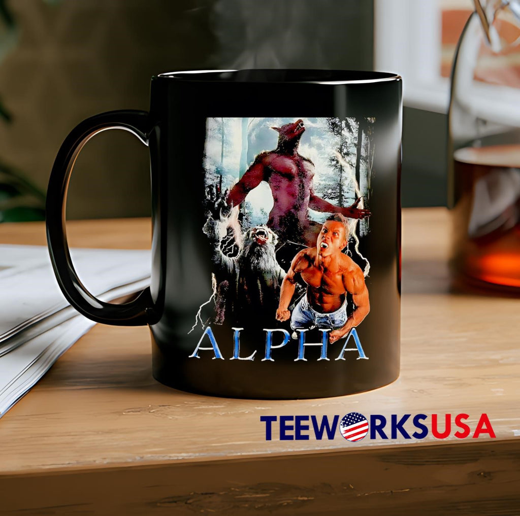 Wolf zombie Alpha - Adult & Kids T-Shirts, Sweatshirts & Hoodies apparel design preview 2