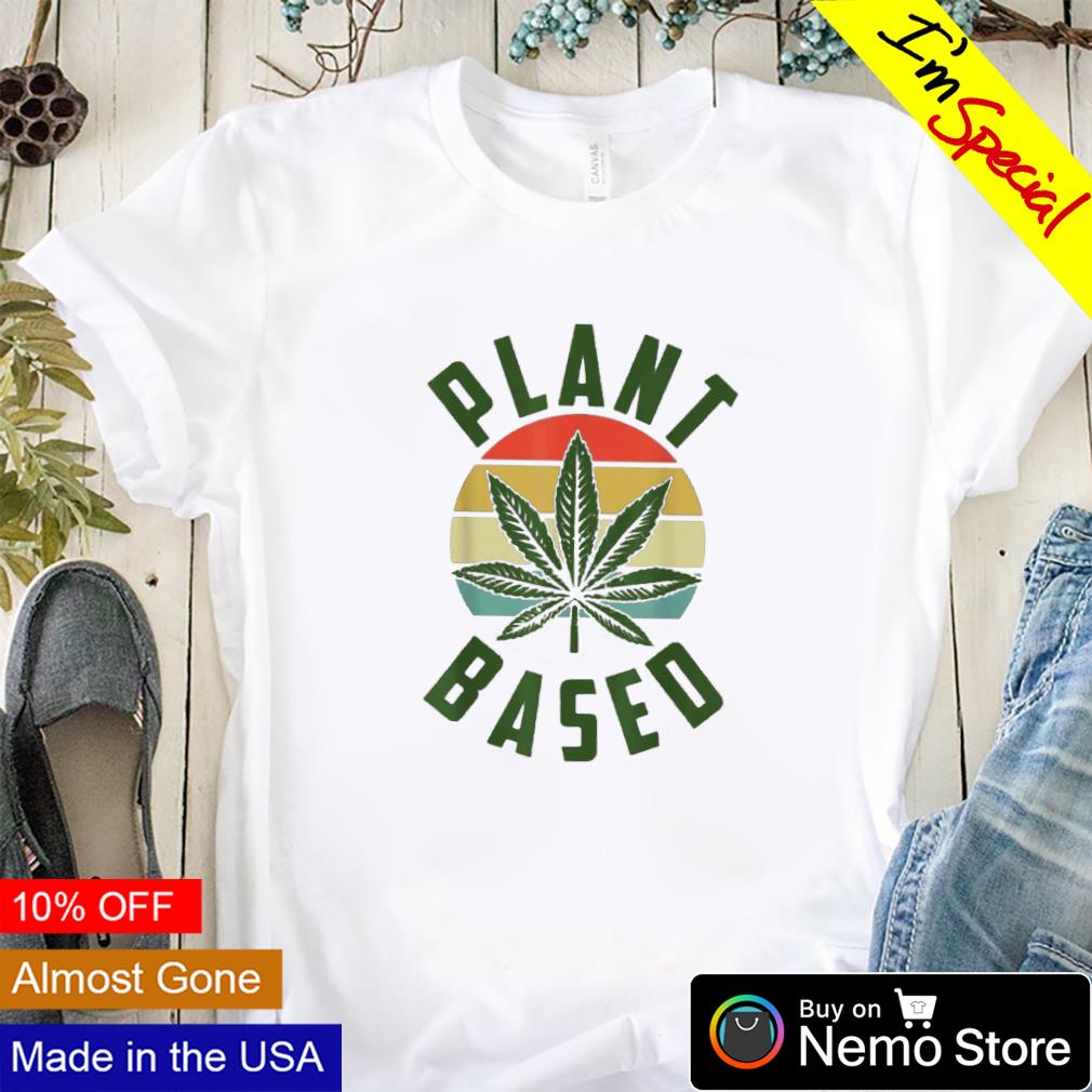 Weed plant based vintage - Adult & Kids T-Shirts, Sweatshirts & Hoodies apparel design preview 1