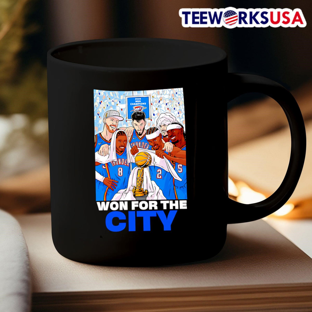 Won for the City Thunder cartoon - Adult & Kids T-Shirts, Sweatshirts & Hoodies apparel design preview 3