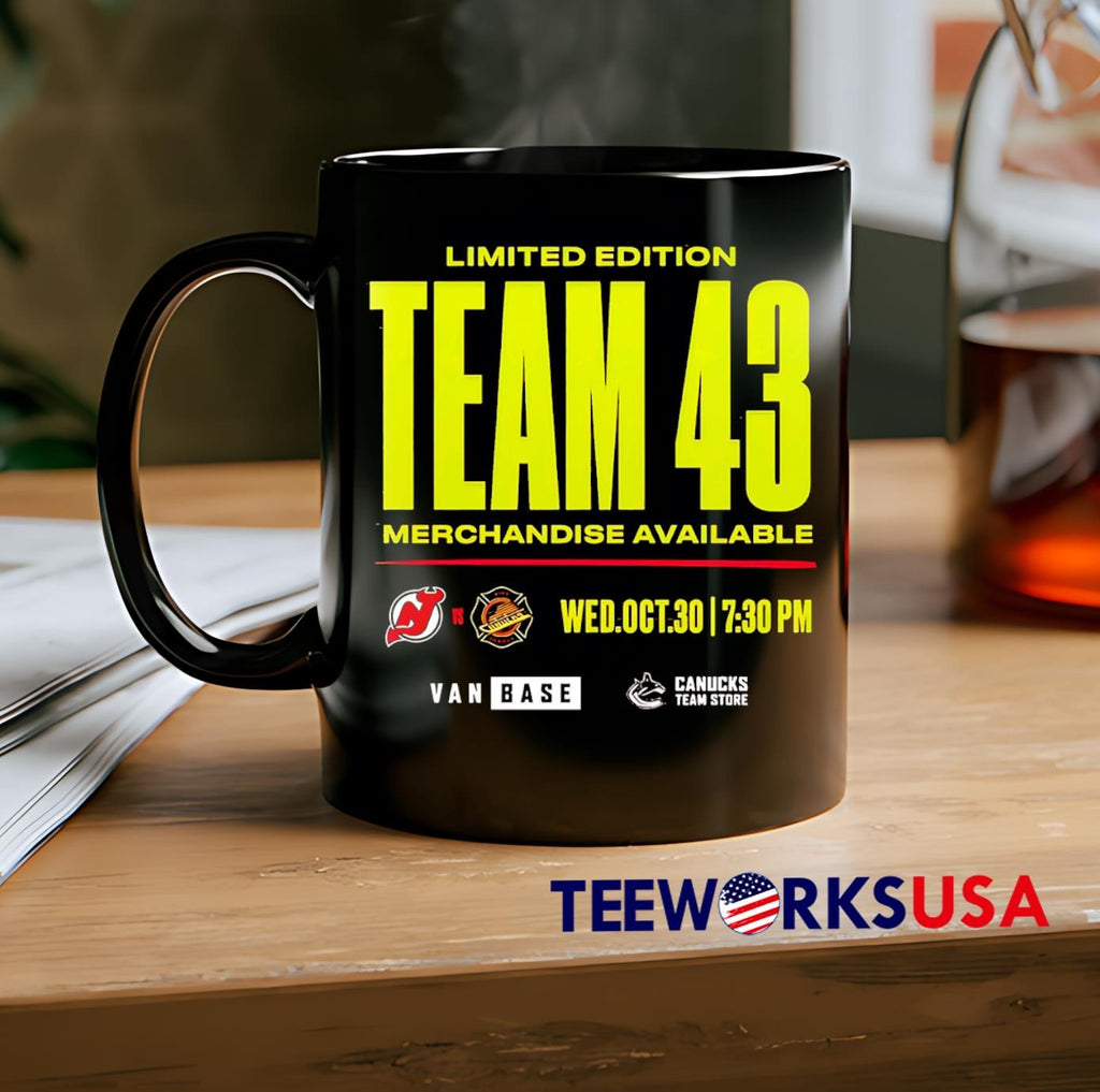 Vancouver Canucks Fire Rescue Team 43 - Adult & Kids T-Shirts, Sweatshirts & Hoodies apparel design preview 2