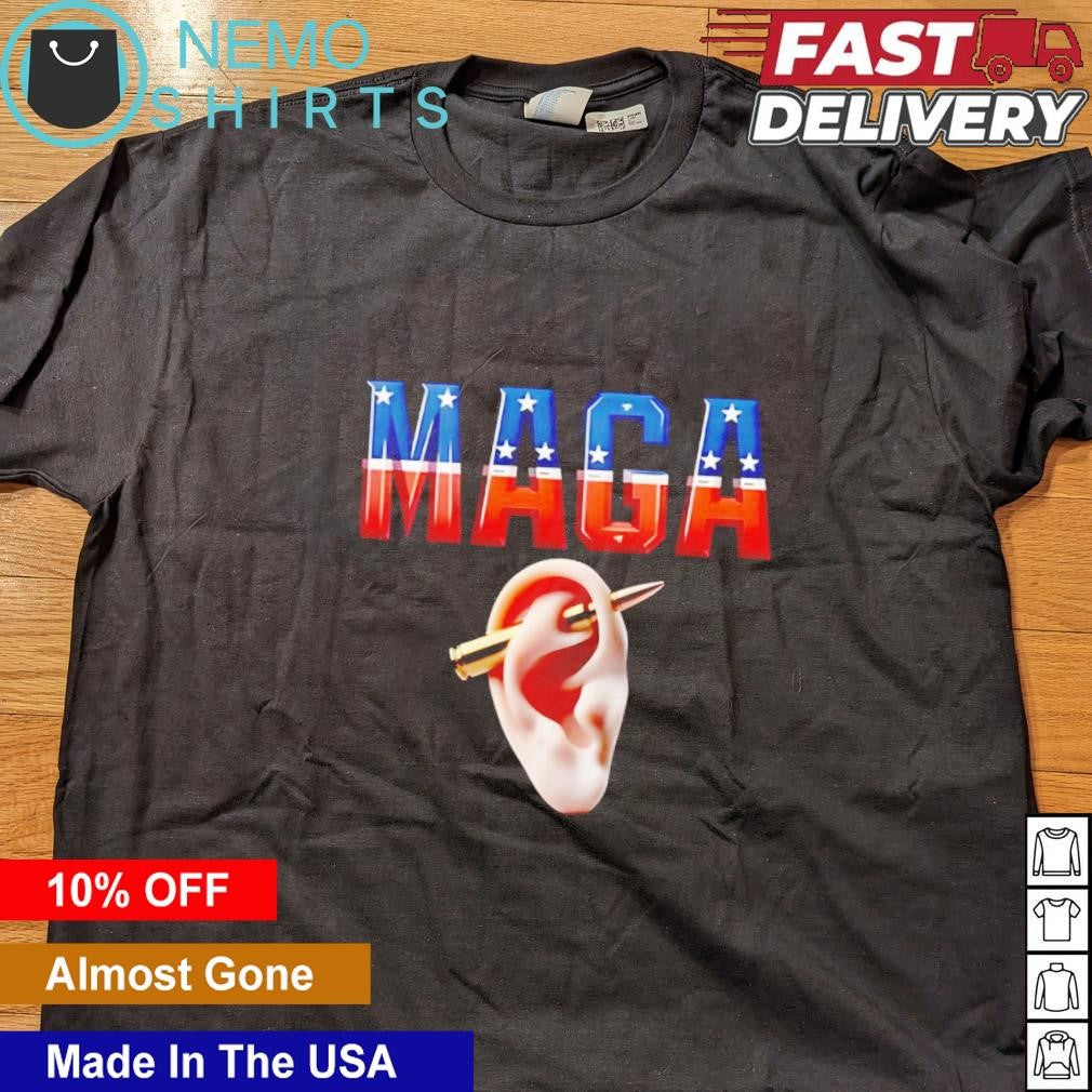 Maga bullet piercing - Adult & Kids T-Shirts, Sweatshirts & Hoodies apparel design preview 4