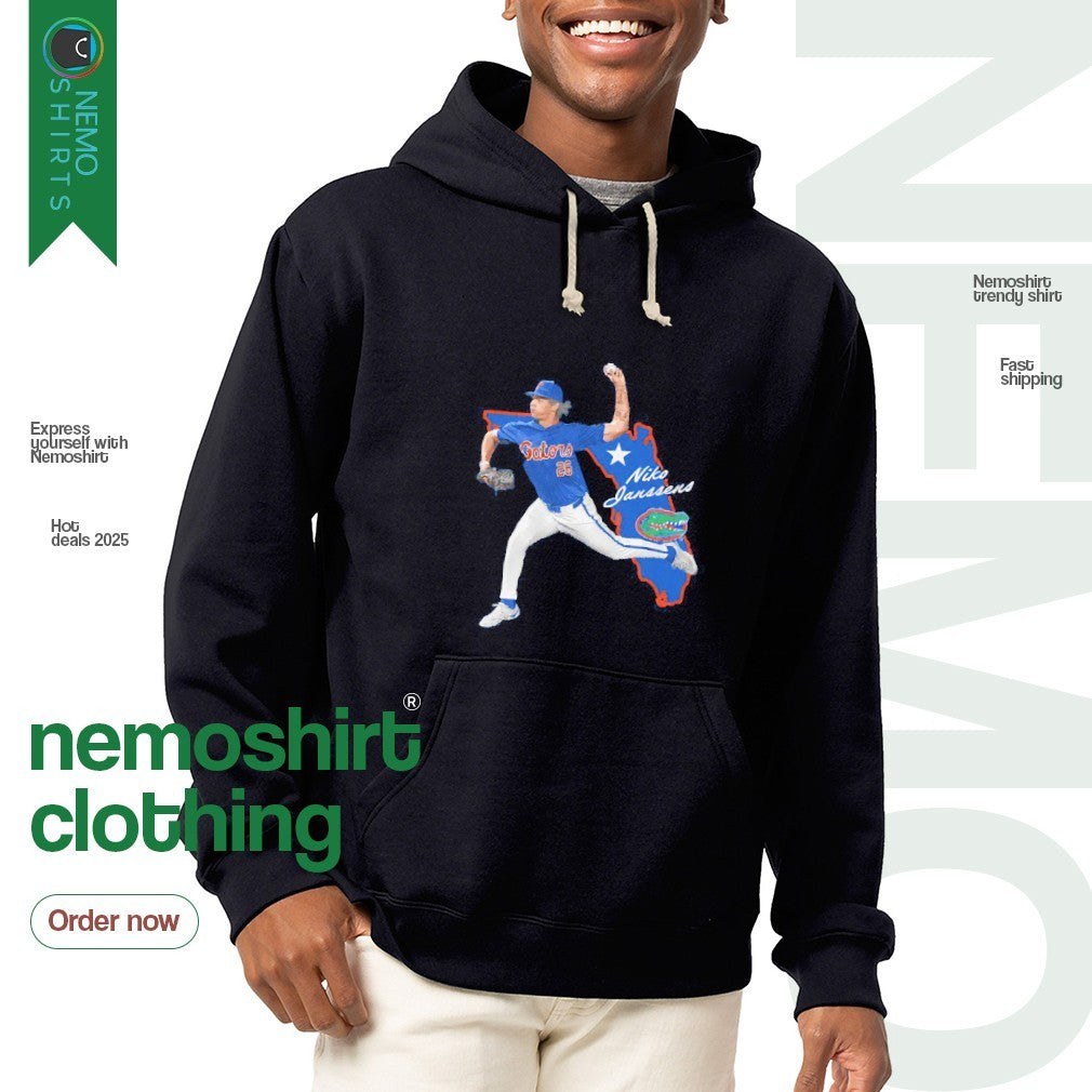 Niko Janssens Florida Gators vintage graphic - Adult & Kids T-Shirts, Sweatshirts & Hoodies apparel design preview 2