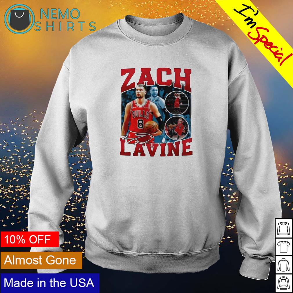 Zach Lavine Chicago 80s 90s Bootleg - Adult & Kids T-Shirts, Sweatshirts & Hoodies apparel design preview 4