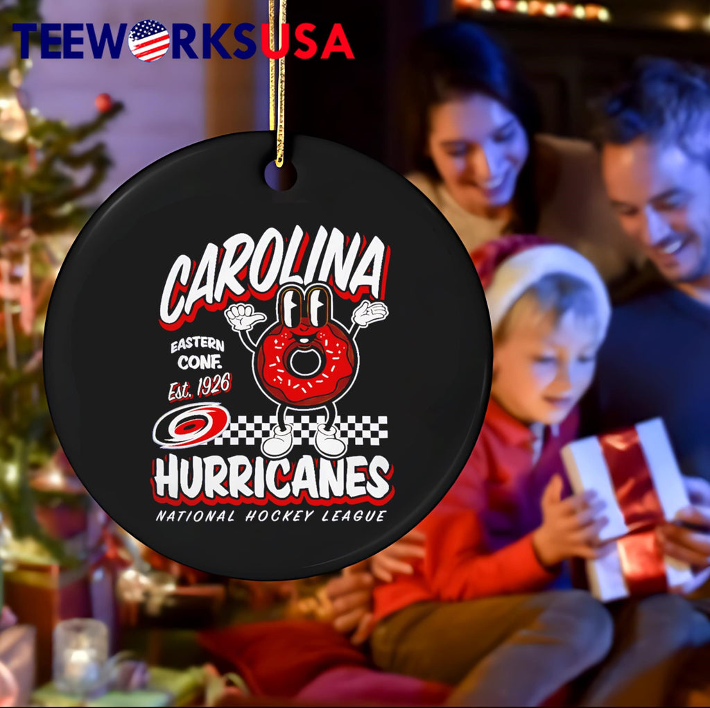 Mitchell Ness Carolina Hurricanes Black Local Food - Adult & Kids T-Shirts, Sweatshirts & Hoodies apparel design preview 4