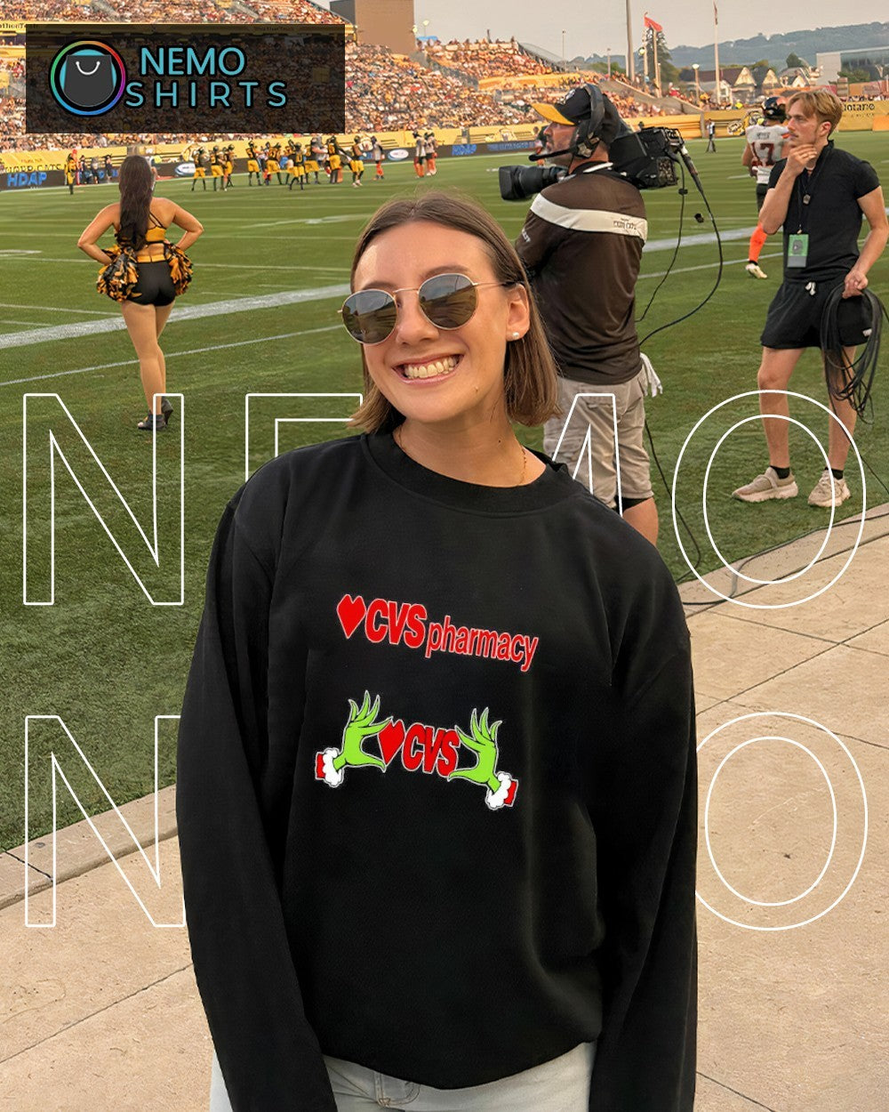 Grinch hands CVS Pharmacy Christmas - Adult & Kids T-Shirts, Sweatshirts & Hoodies apparel design preview 6