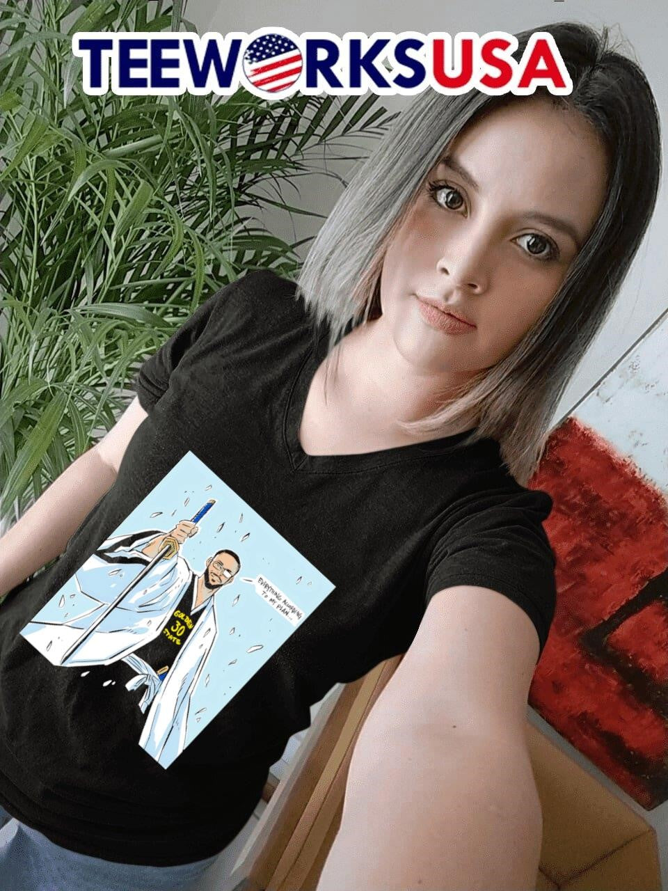Stephen Curry x Aizen Sosuke everything according to - Adult & Kids T-Shirts, Sweatshirts & Hoodies apparel design preview 7