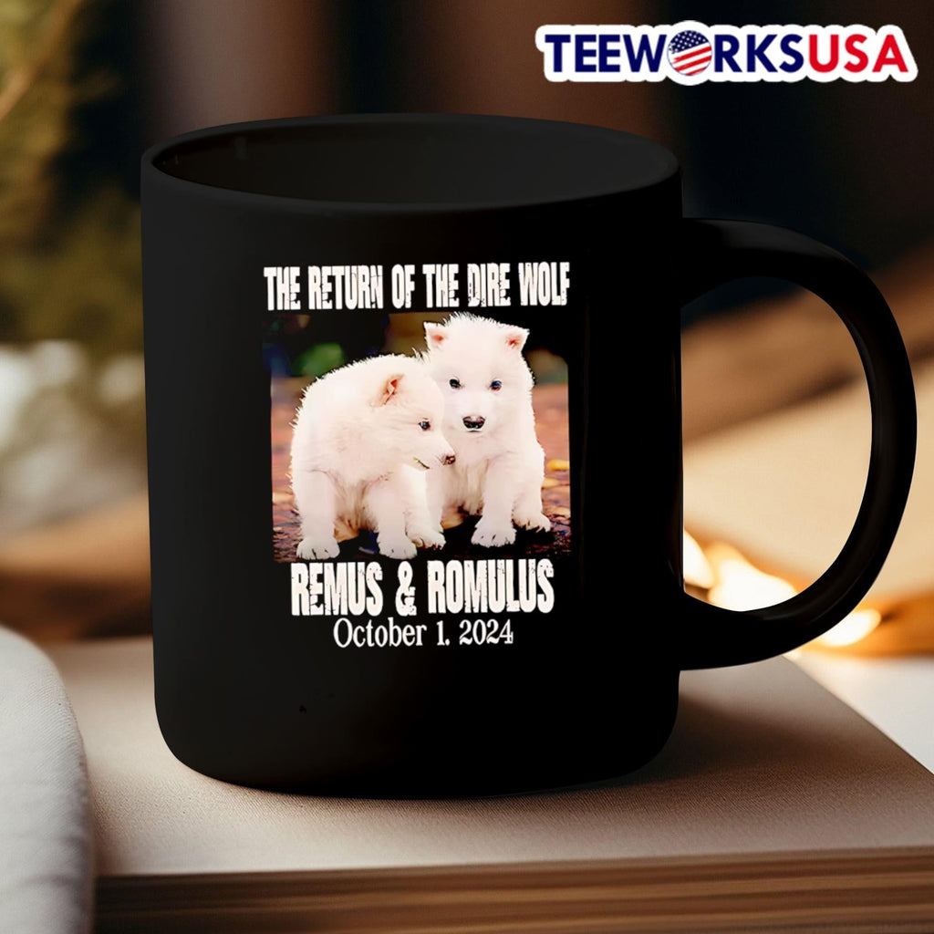 The Return Of Dire Wolf Remus and Romulus October 1 - Adult & Kids T-Shirts, Sweatshirts & Hoodies apparel design preview 3