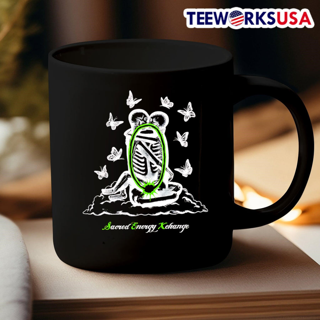 Skeleton sacred energy xchange - Adult & Kids T-Shirts, Sweatshirts & Hoodies apparel design preview 3