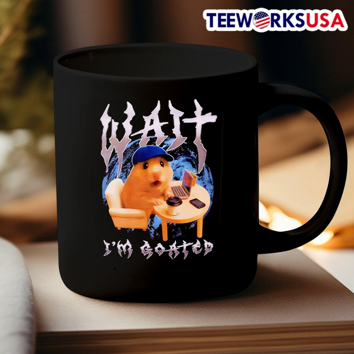 Goated Hamster - Adult & Kids T-Shirts, Sweatshirts & Hoodies apparel design preview 3