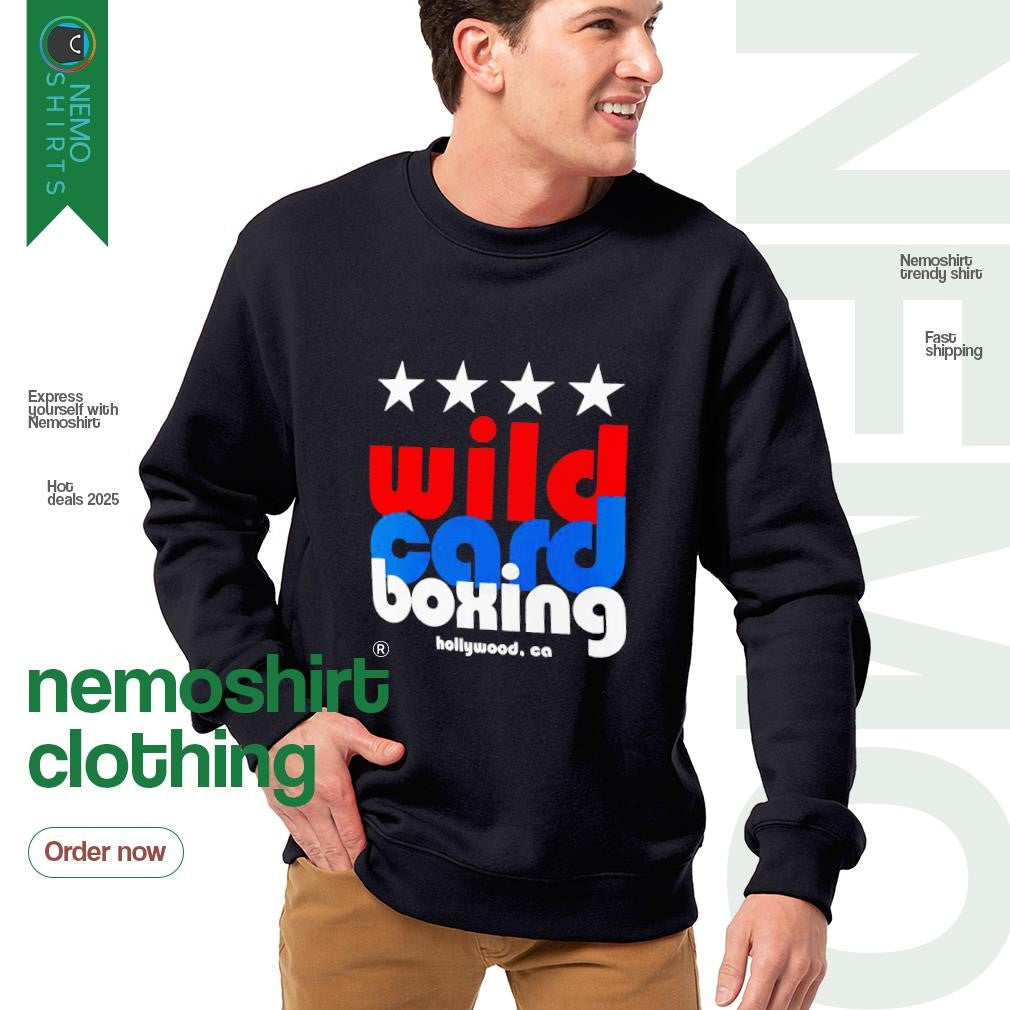 Wild card boxing hollywood - Adult & Kids T-Shirts, Sweatshirts & Hoodies apparel design preview 4