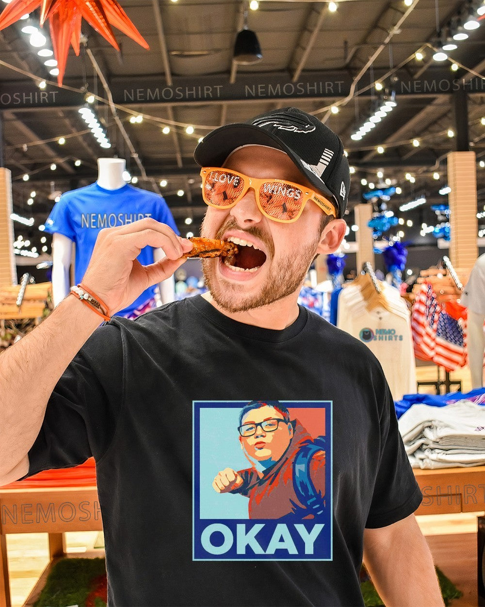 Okay this guy is a hero I stand with ICE vintage - Adult & Kids T-Shirts, Sweatshirts & Hoodies apparel design preview 1