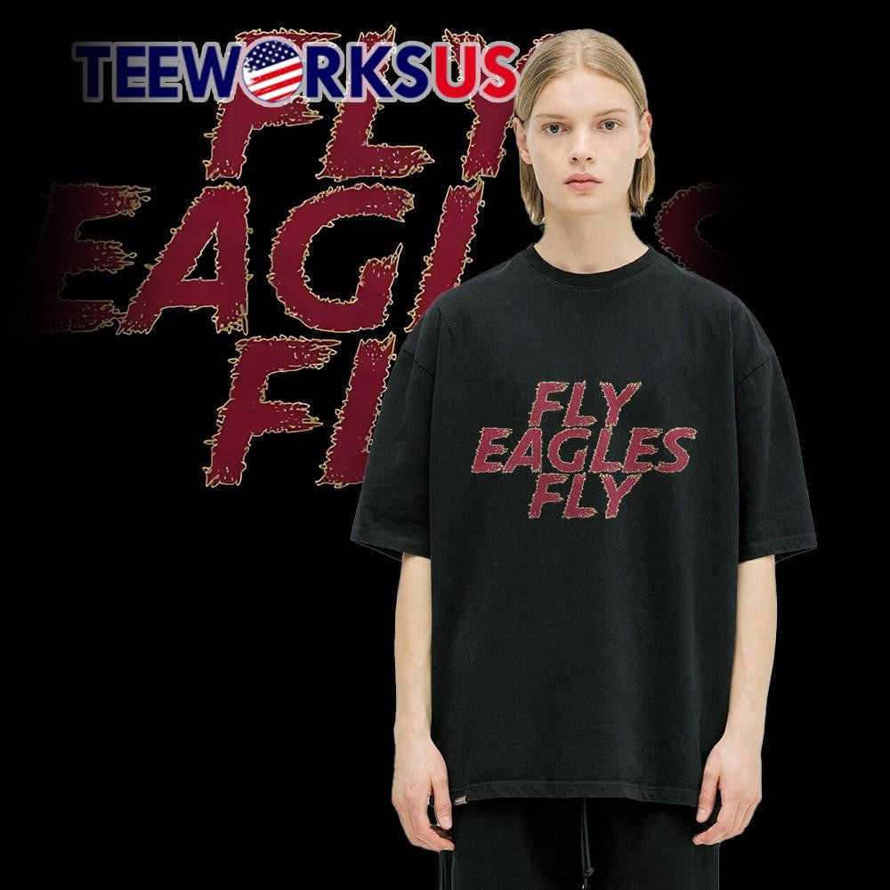 Fly Eagles Football Phrase - Adult & Kids T-Shirts, Sweatshirts & Hoodies apparel design preview 1