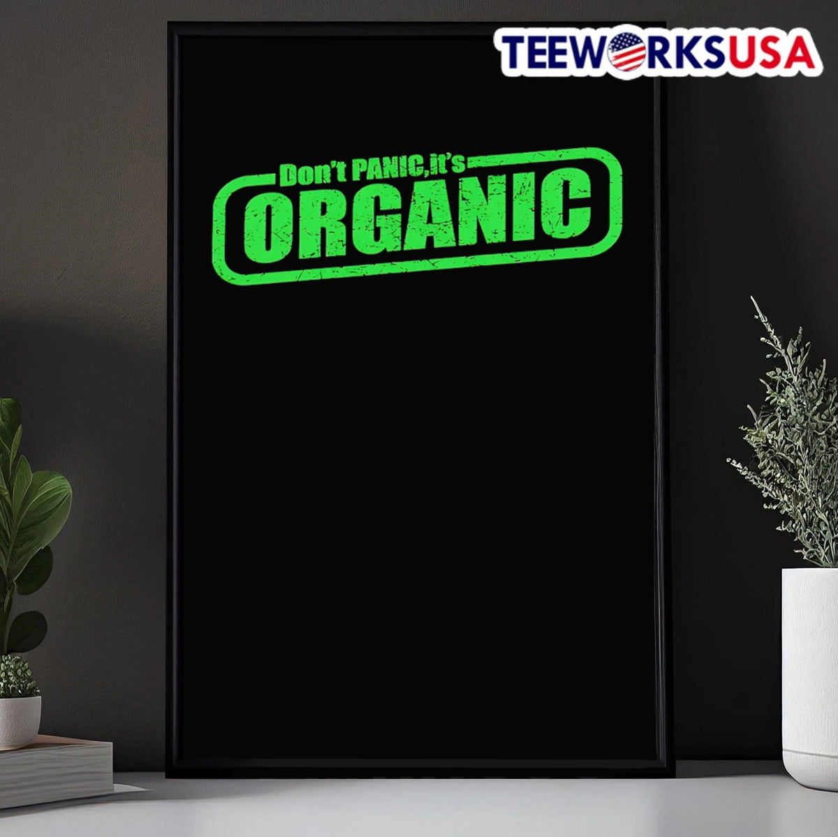 Don't Panic, It's Organic - Adult & Kids T-Shirts, Sweatshirts & Hoodies apparel design preview 5