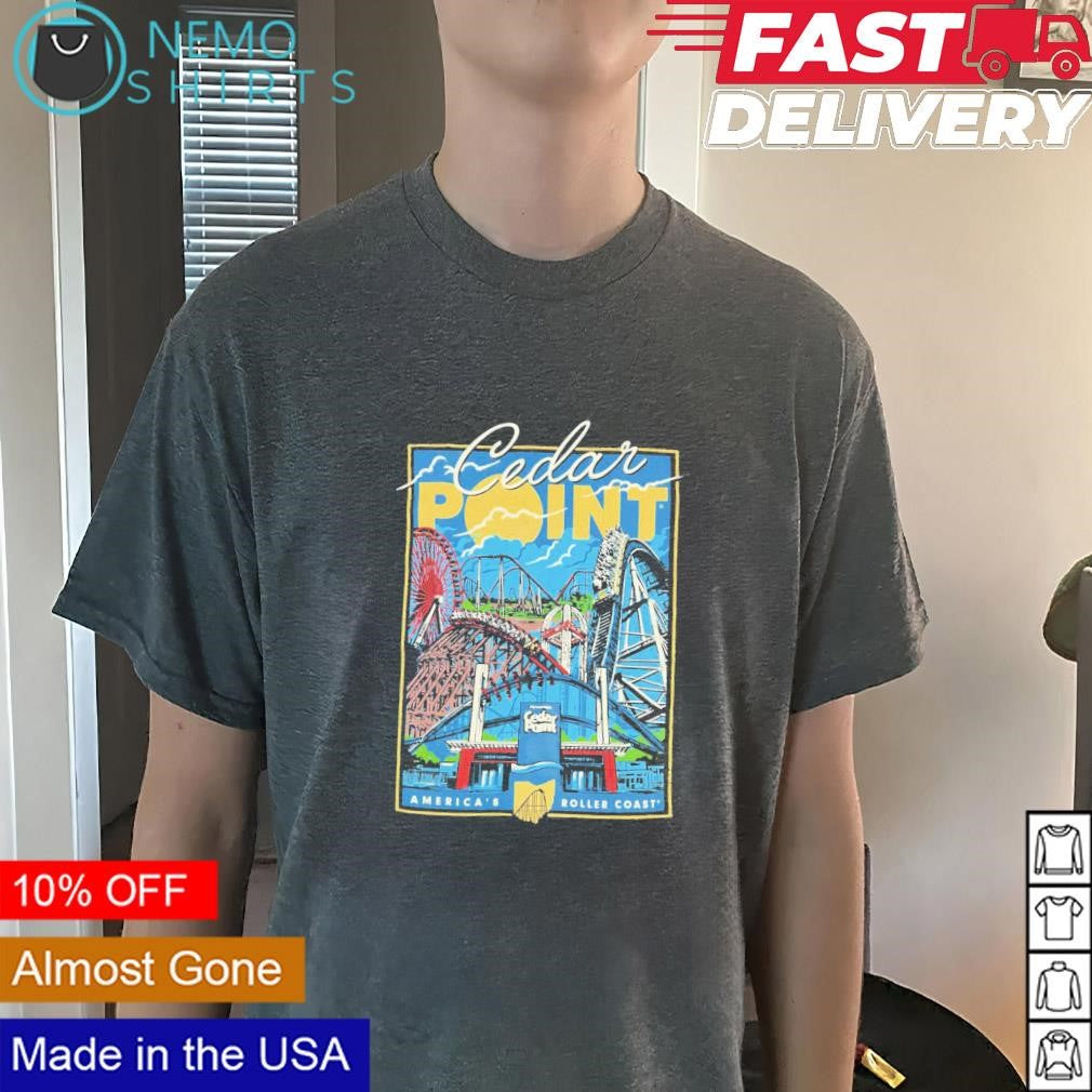 Cedar point vibes Americas roller coast - Adult & Kids T-Shirts, Sweatshirts & Hoodies apparel design preview 3