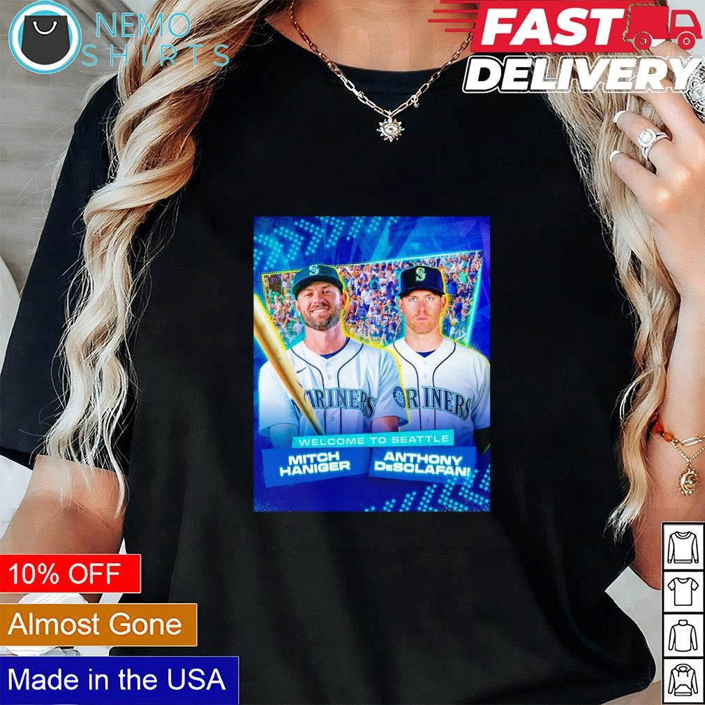 Mitch Haniger and Anthony DeSclafani welcome to - Adult & Kids T-Shirts, Sweatshirts & Hoodies apparel design preview 1