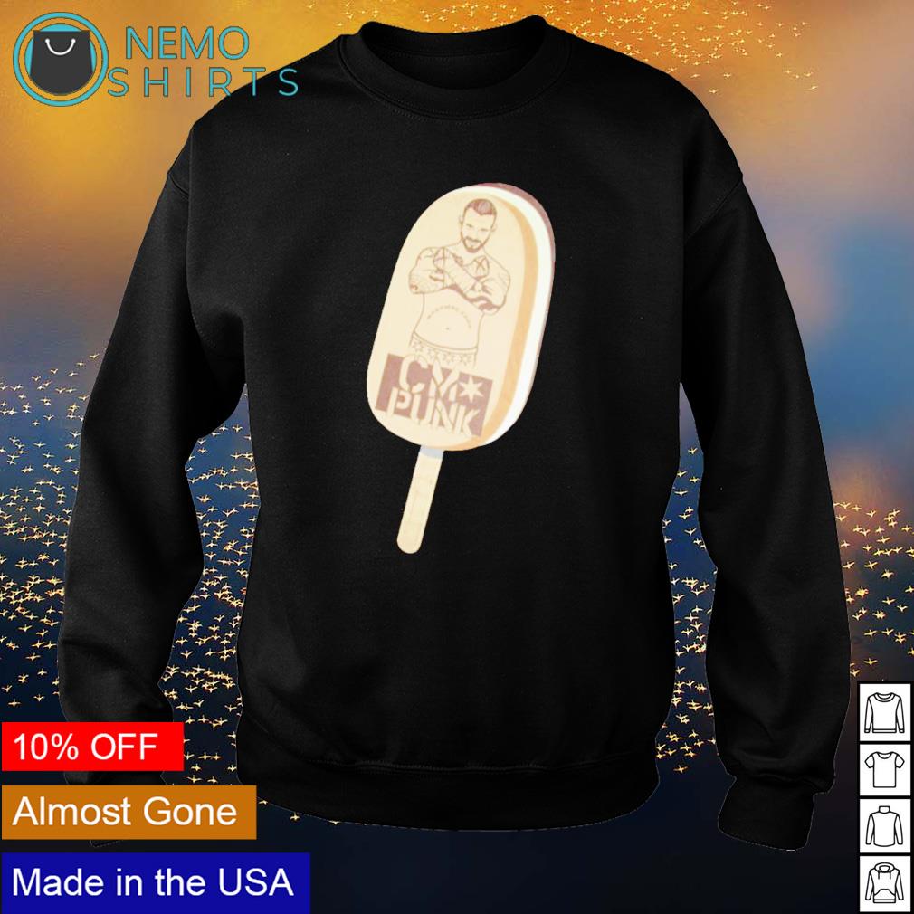 Cm Punk ice cream - Adult & Kids T-Shirts, Sweatshirts & Hoodies apparel design preview 4
