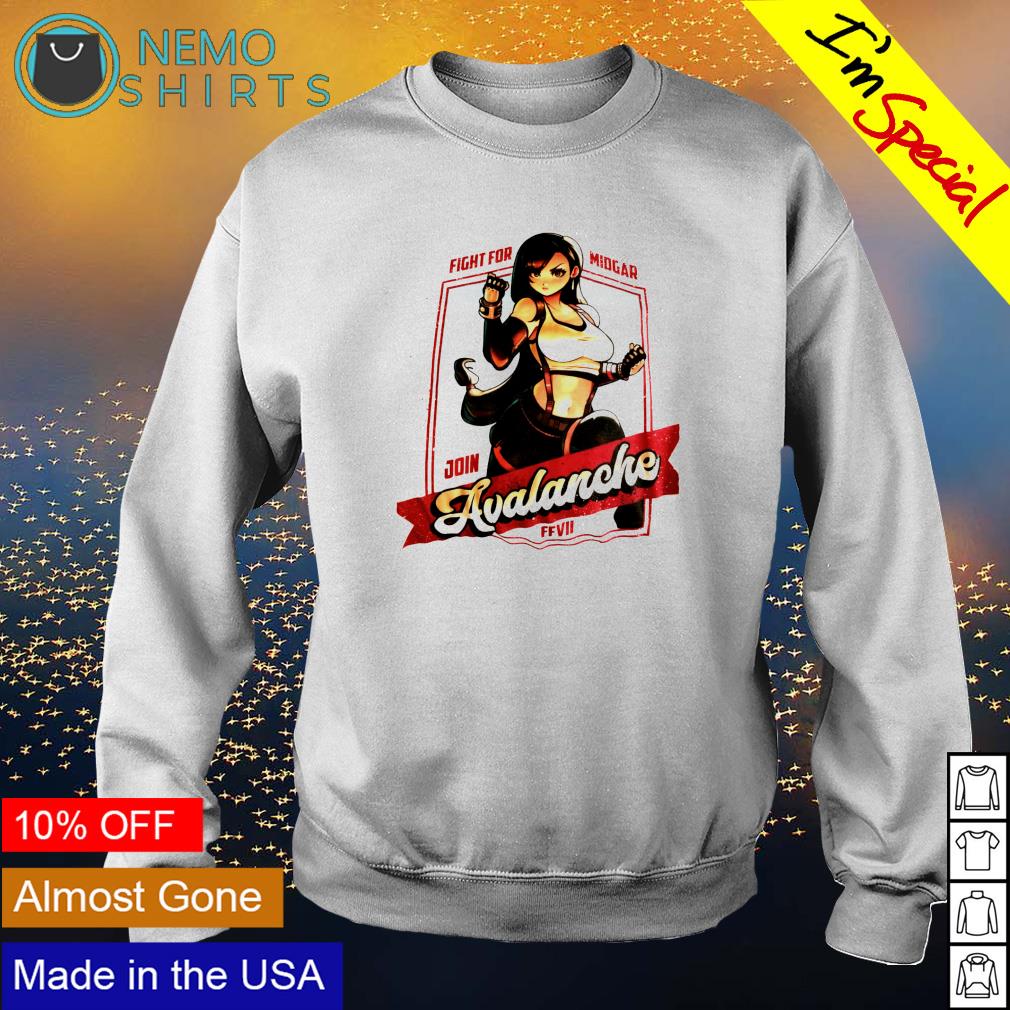Fight for midgar join Avalanche - Adult & Kids T-Shirts, Sweatshirts & Hoodies apparel design preview 4