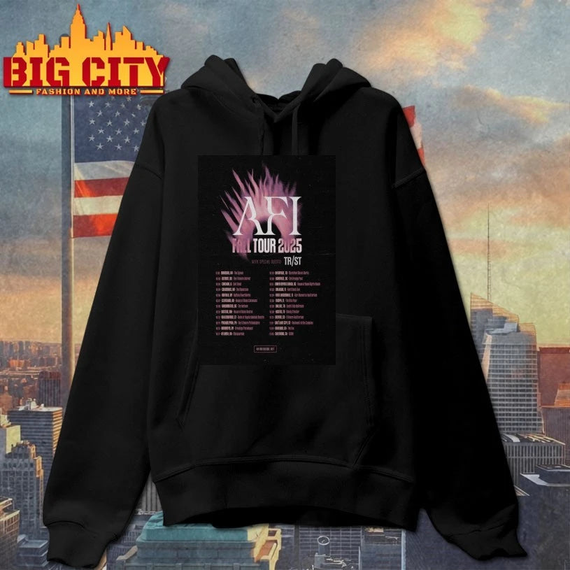 AFI Fall Tour 2025 Poster - Adult & Kids T-Shirts, Sweatshirts & Hoodies apparel design preview 2