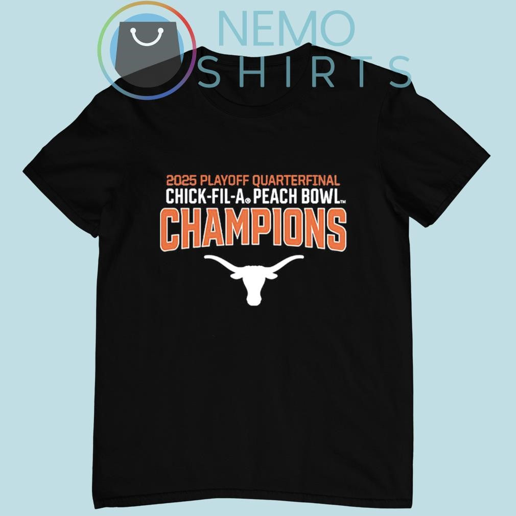 Texas Longhorns 2024 playoff quarterfinal Chick fil A - Adult & Kids T-Shirts, Sweatshirts & Hoodies apparel design preview 1