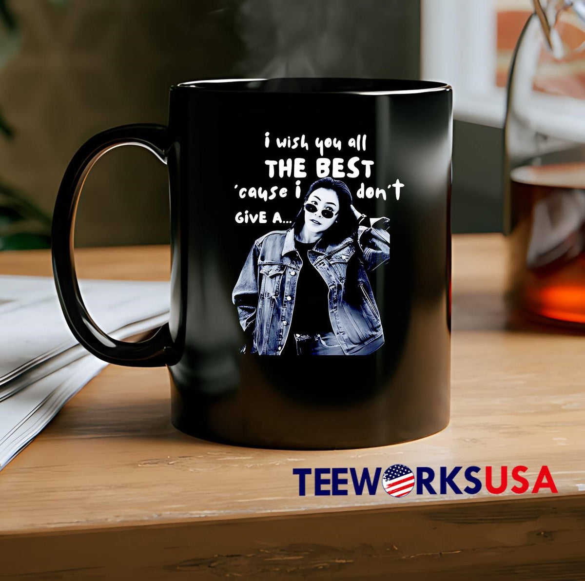 I wish you all the best 'cause don't give a - Adult & Kids T-Shirts, Sweatshirts & Hoodies apparel design preview 2
