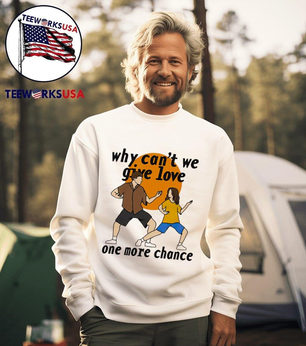 Why can't we give love one more chance cartoon - Adult & Kids T-Shirts, Sweatshirts & Hoodies apparel design preview 3