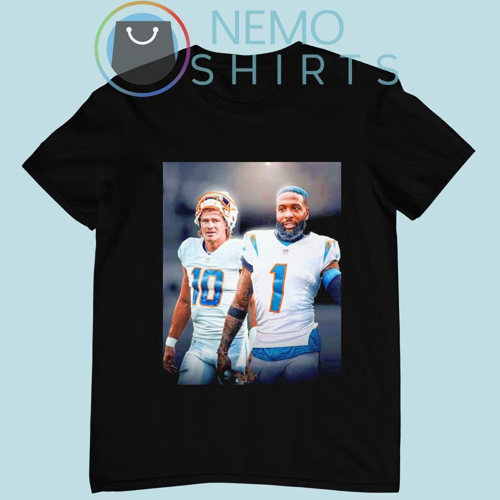 Los Angeles Chargers Justin Herbert and Quentin - Adult & Kids T-Shirts, Sweatshirts & Hoodies apparel design preview 1