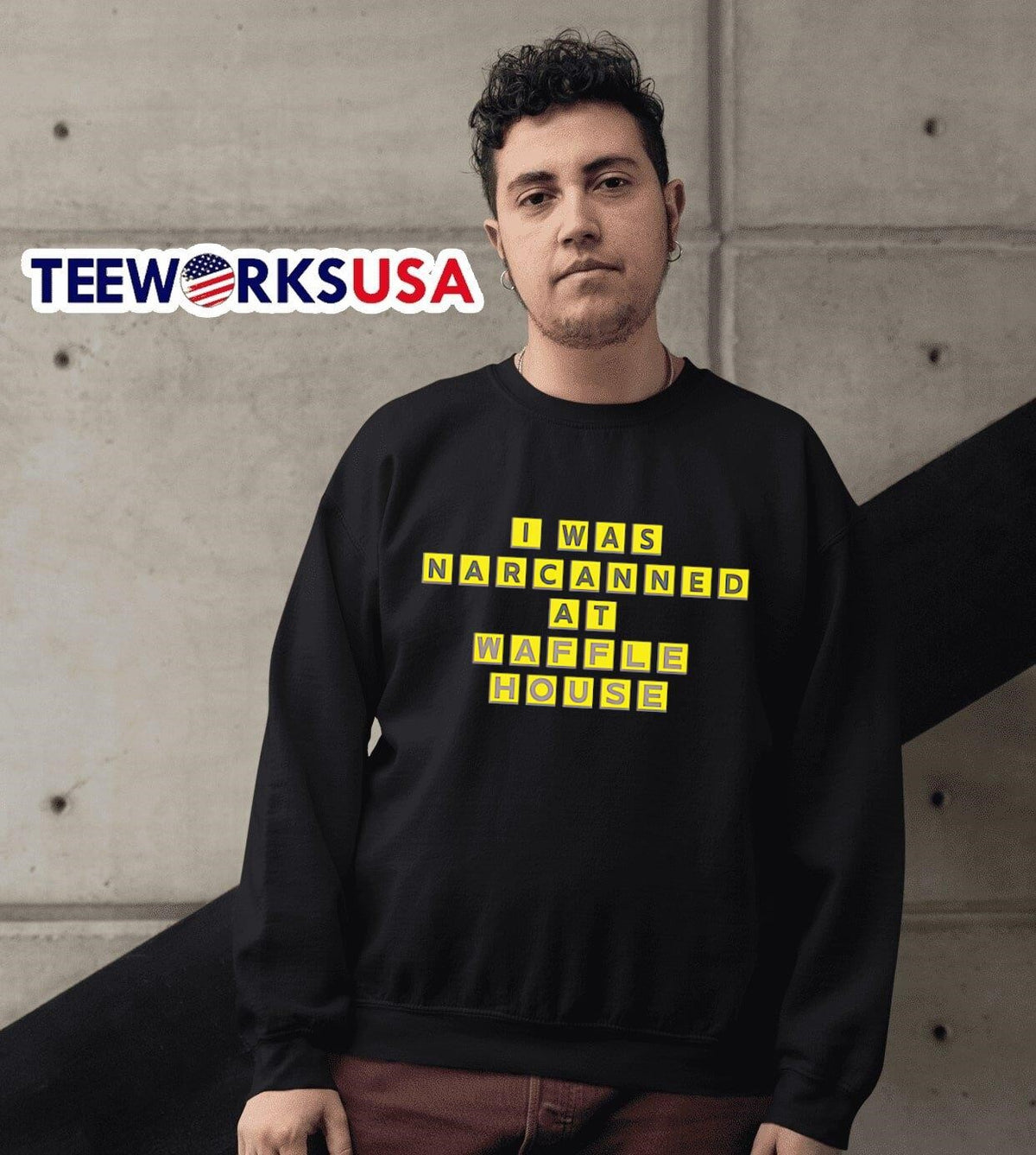 I was narcanned at Waffle Home - Adult & Kids T-Shirts, Sweatshirts & Hoodies apparel design preview 6