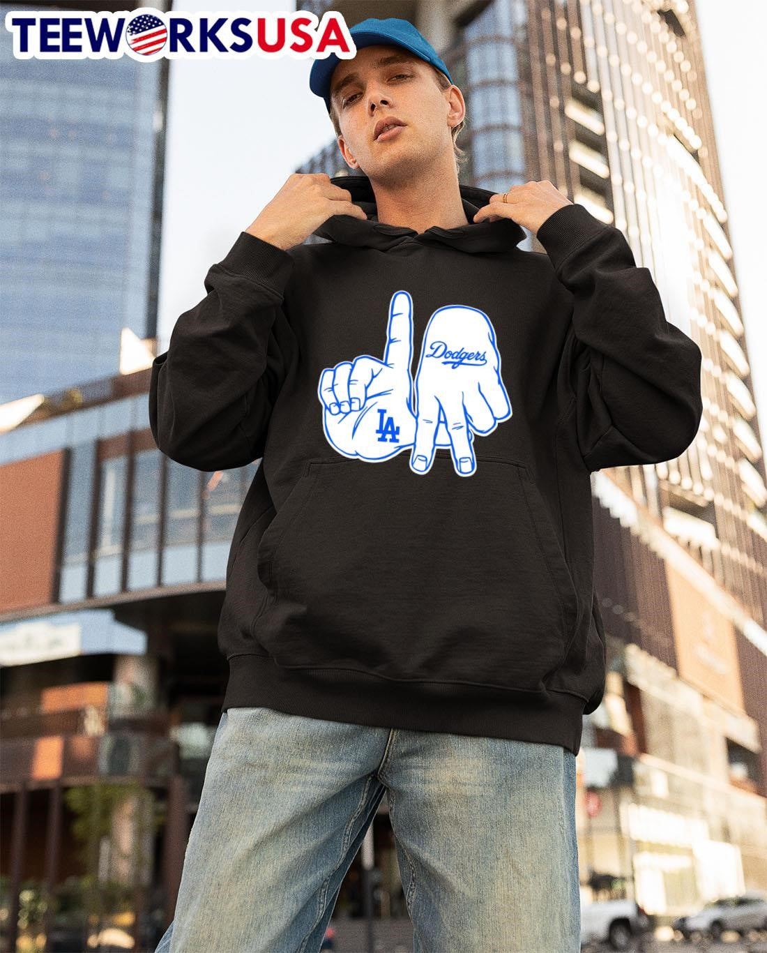 Los Angeles Dodgers Champs hand - Adult & Kids T-Shirts, Sweatshirts & Hoodies apparel design preview 3