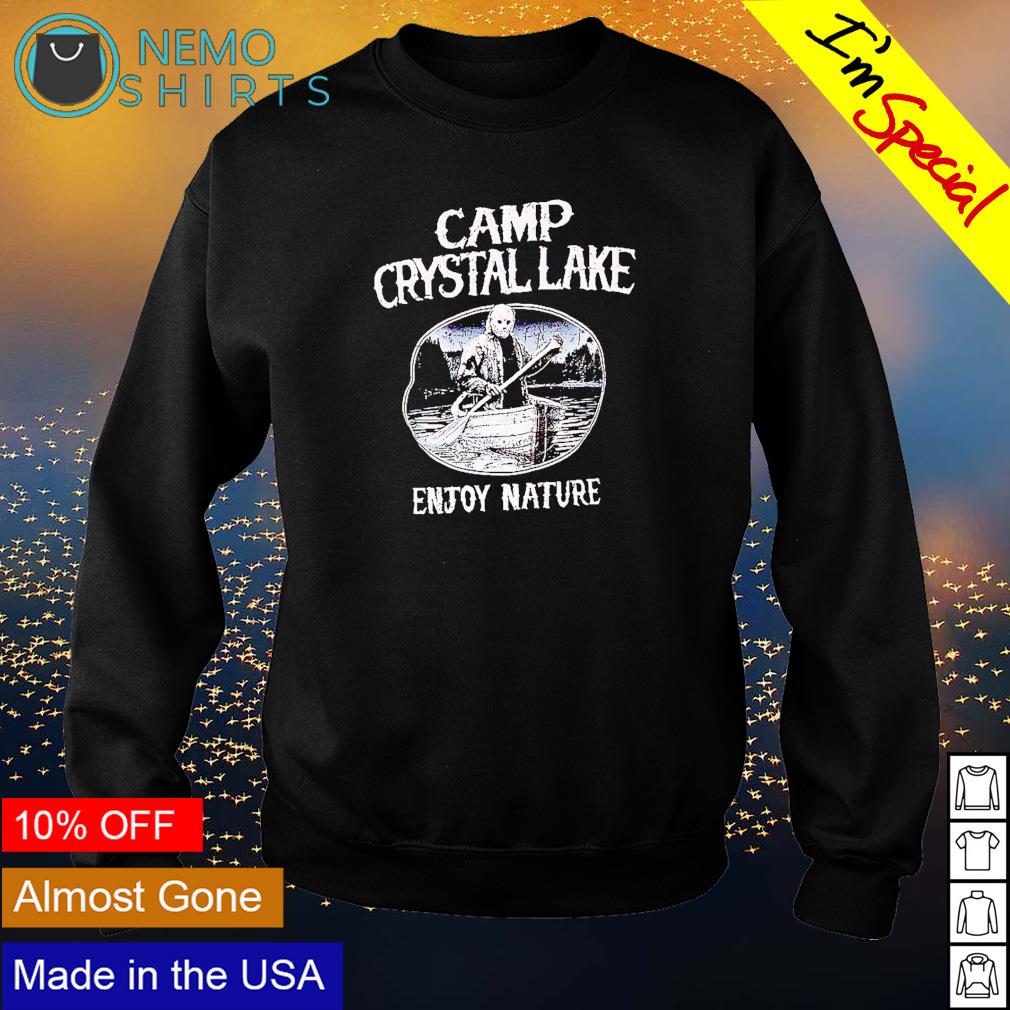 Jason Voorhees camp crystal lake enjoy nature - Adult & Kids T-Shirts, Sweatshirts & Hoodies apparel design preview 4