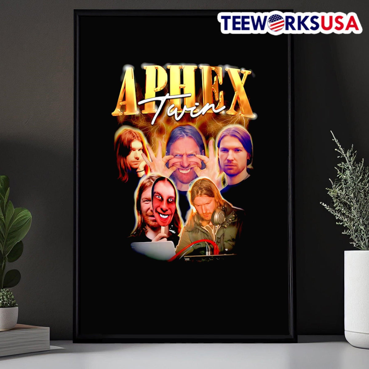 Aphex Twin Chris Cunningham bootleg - Adult & Kids T-Shirts, Sweatshirts & Hoodies apparel design preview 5