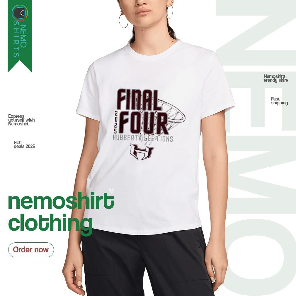 Hubbertville Lions Final Four 2025 - Adult & Kids T-Shirts, Sweatshirts & Hoodies apparel design preview 3