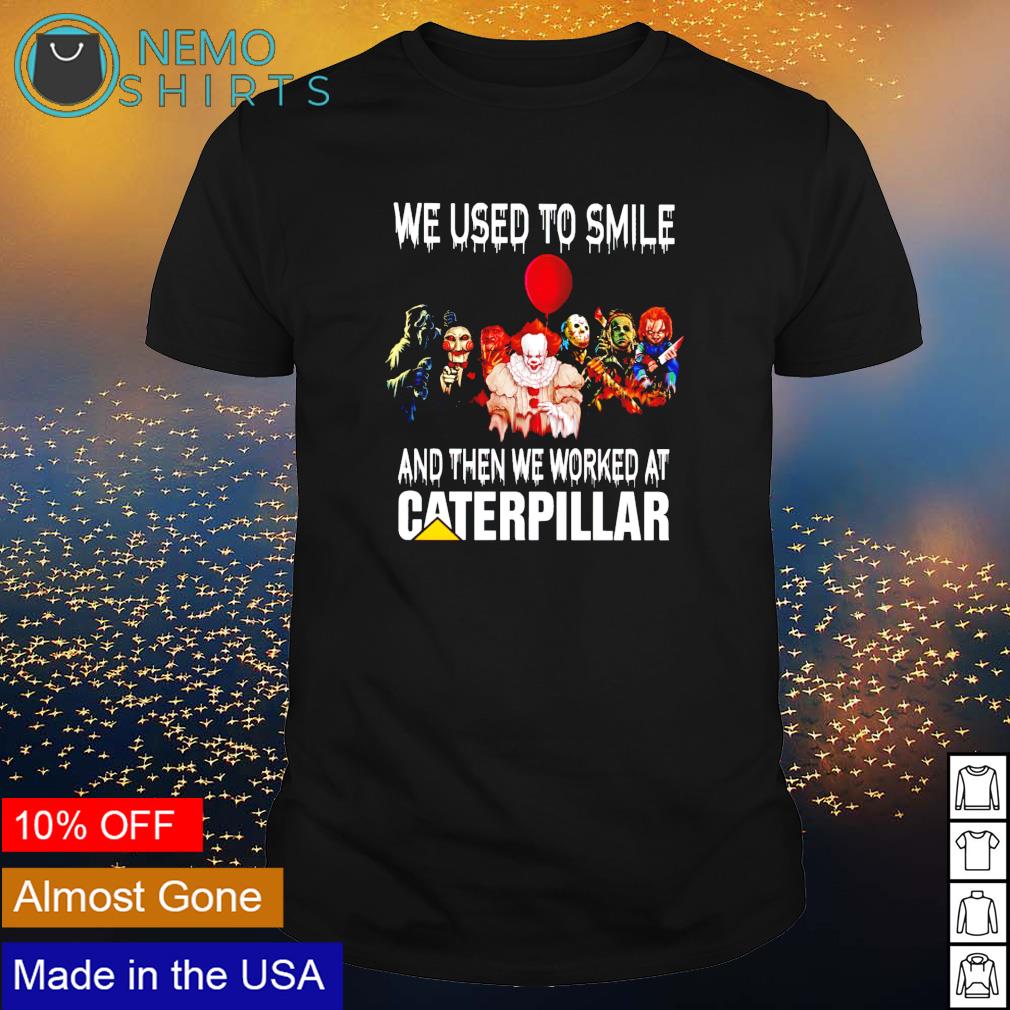 Horror Halloween we used to smile and then worked at - Adult & Kids T-Shirts, Sweatshirts & Hoodies apparel design preview 1
