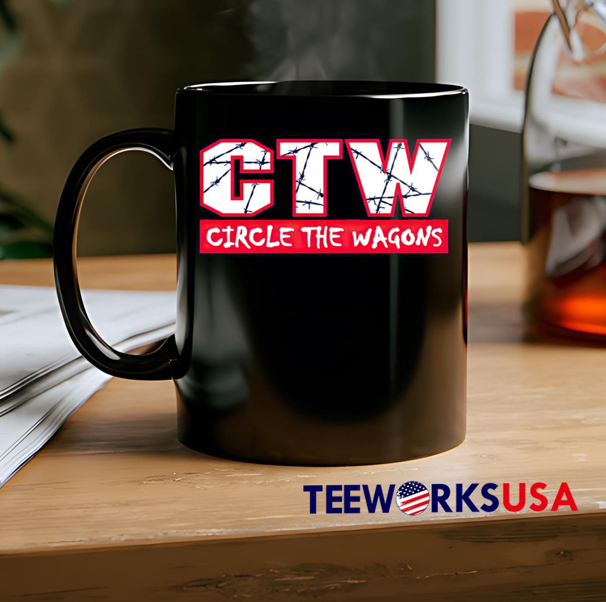 CTV Circle The Wagons - Adult & Kids T-Shirts, Sweatshirts & Hoodies apparel design preview 2