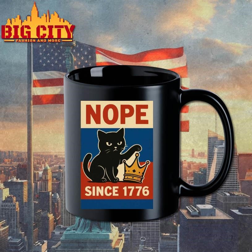 NOPE Since 1776 Protest 2025 New - Adult & Kids T-Shirts, Sweatshirts & Hoodies apparel design preview 3