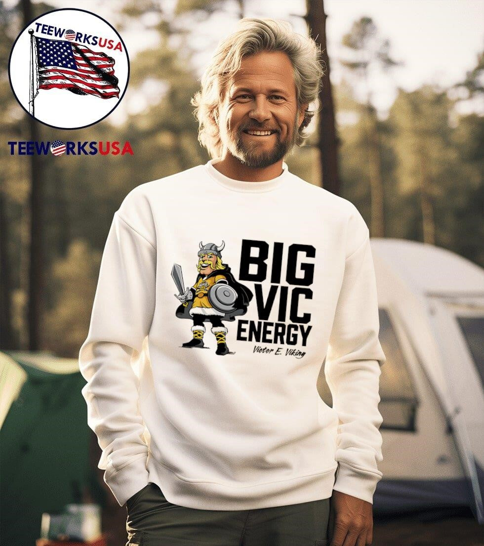 Big Vic Energy Victor E Viking - Adult & Kids T-Shirts, Sweatshirts & Hoodies apparel design preview 3