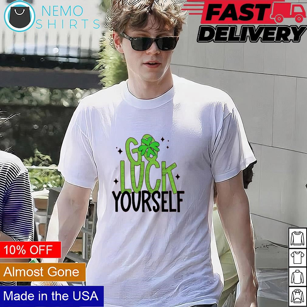 Go luck yourself St. Patrick's day shamrock - Adult & Kids T-Shirts, Sweatshirts & Hoodies apparel design preview 4