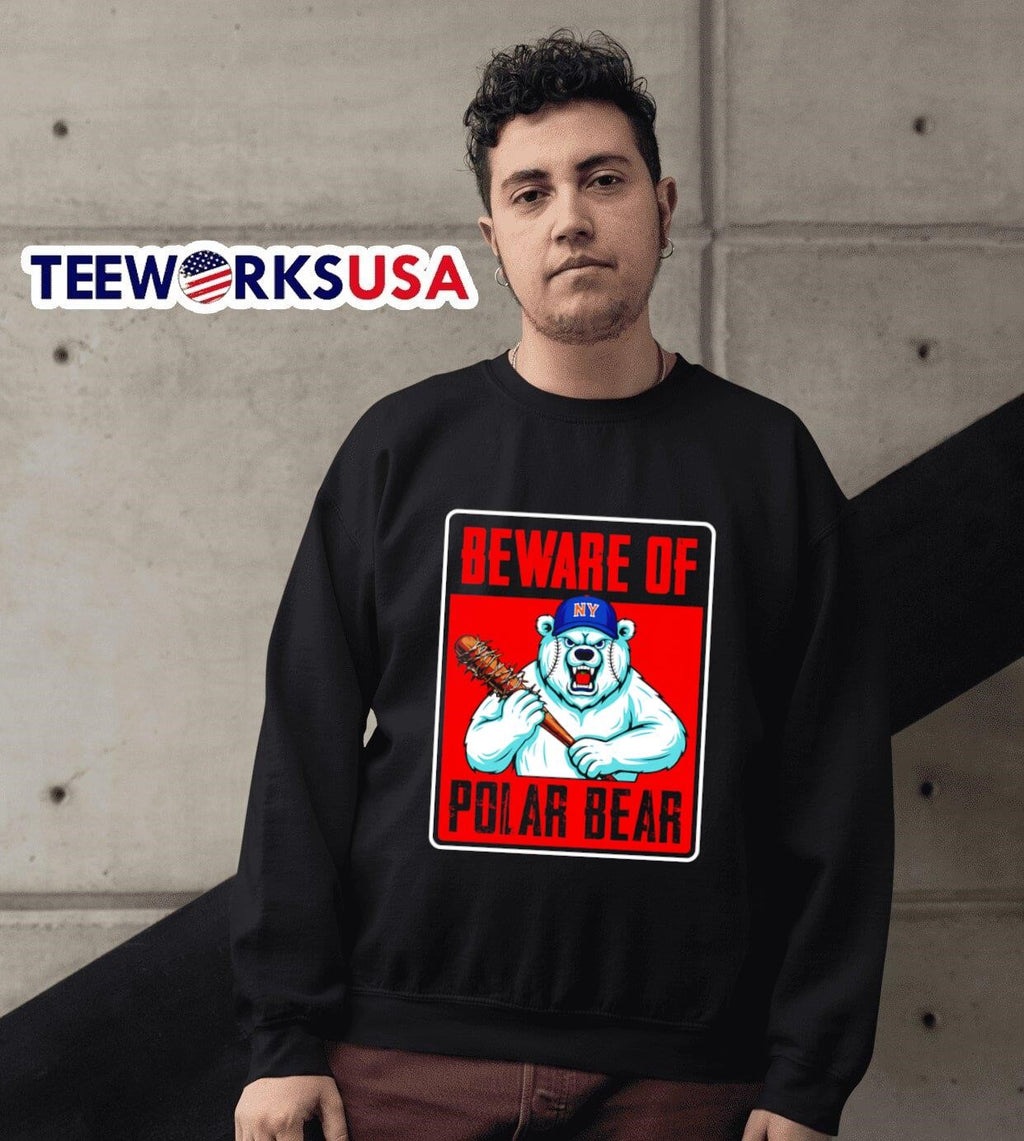 Beware of Polar bear - Adult & Kids T-Shirts, Sweatshirts & Hoodies apparel design preview 6