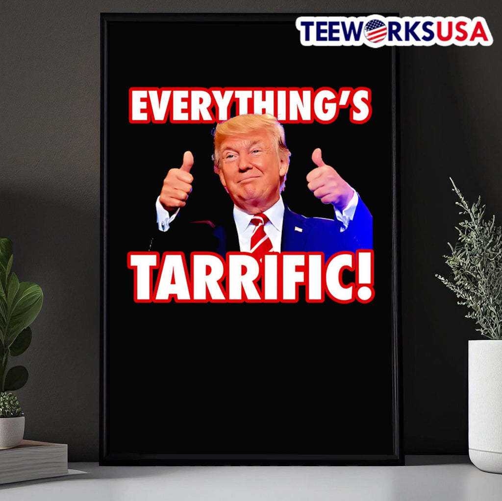 Everything's Tarrific Trump - Adult & Kids T-Shirts, Sweatshirts & Hoodies apparel design preview 5
