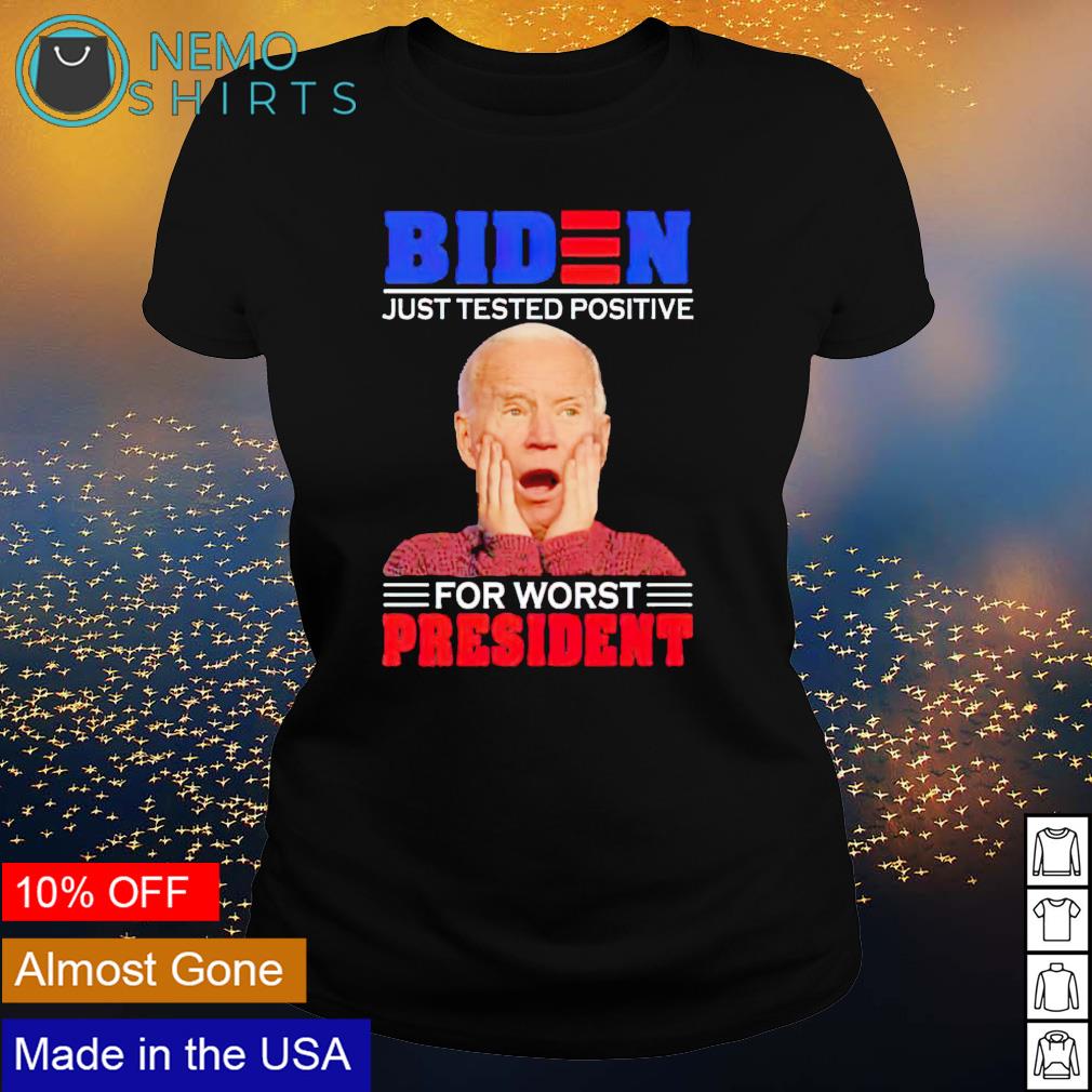 Home Alone Biden just tested positive for worst - Adult & Kids T-Shirts, Sweatshirts & Hoodies apparel design preview 3
