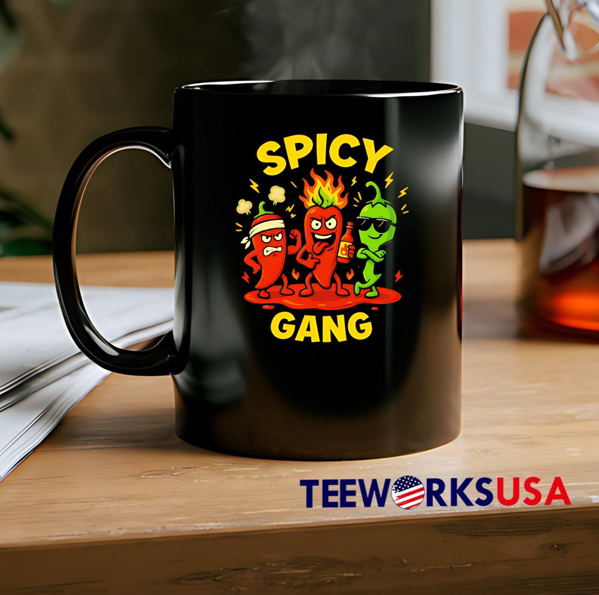 Spicy Gang Squad chili - Adult & Kids T-Shirts, Sweatshirts & Hoodies apparel design preview 2