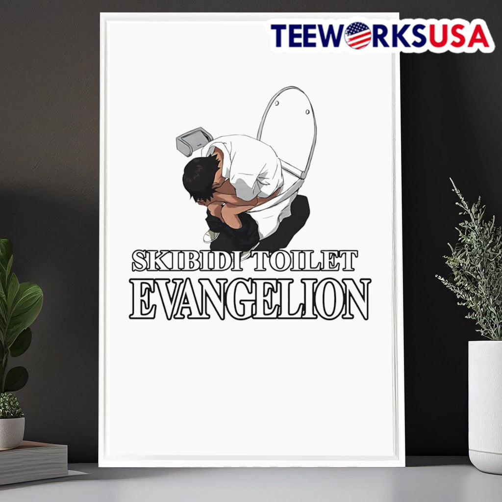 Skibidi toilet evangelion - Adult & Kids T-Shirts, Sweatshirts & Hoodies apparel design preview 6
