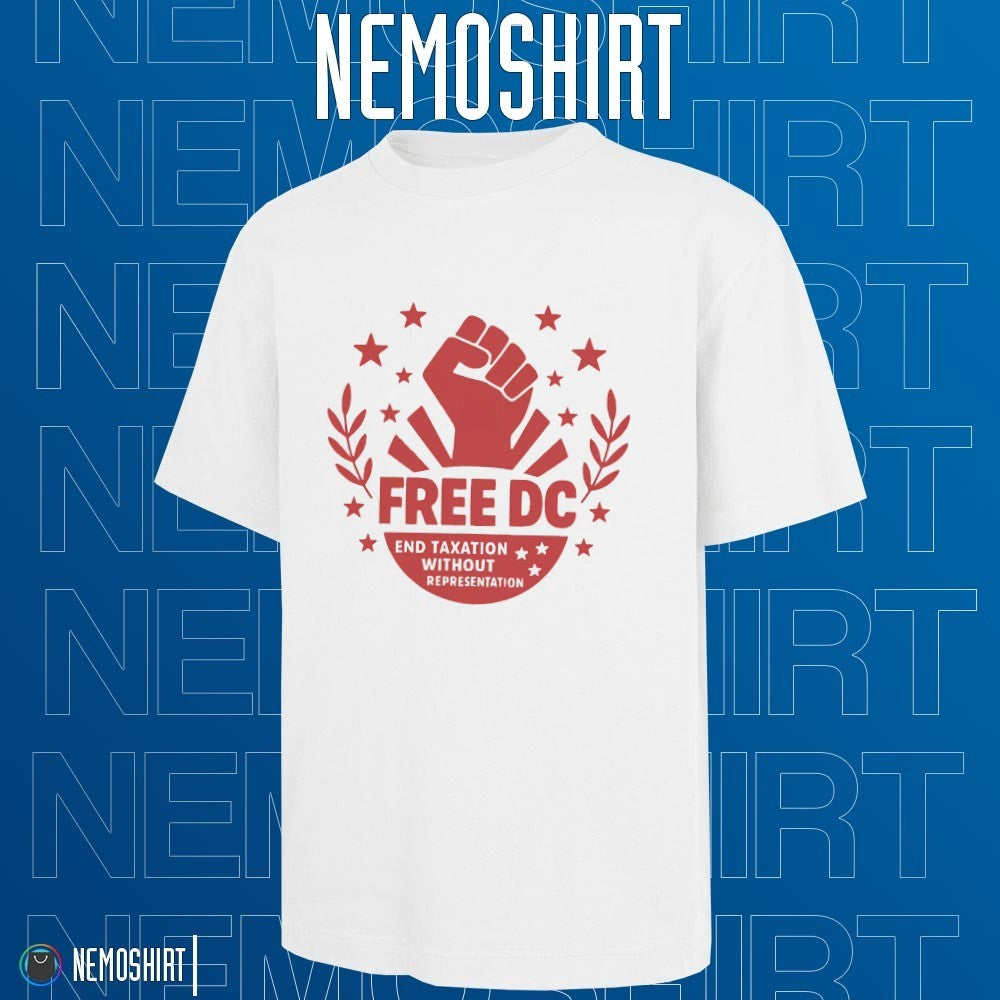 Strong fist free DC end taxation without - Adult & Kids T-Shirts, Sweatshirts & Hoodies apparel design preview 1