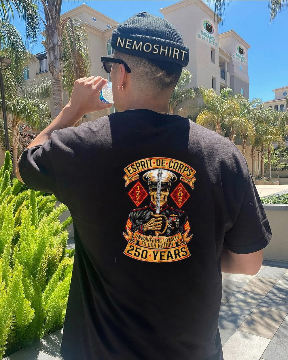 Esprit de corps unwavering loyalty to our nation 250 - Adult & Kids T-Shirts, Sweatshirts & Hoodies apparel design preview 4