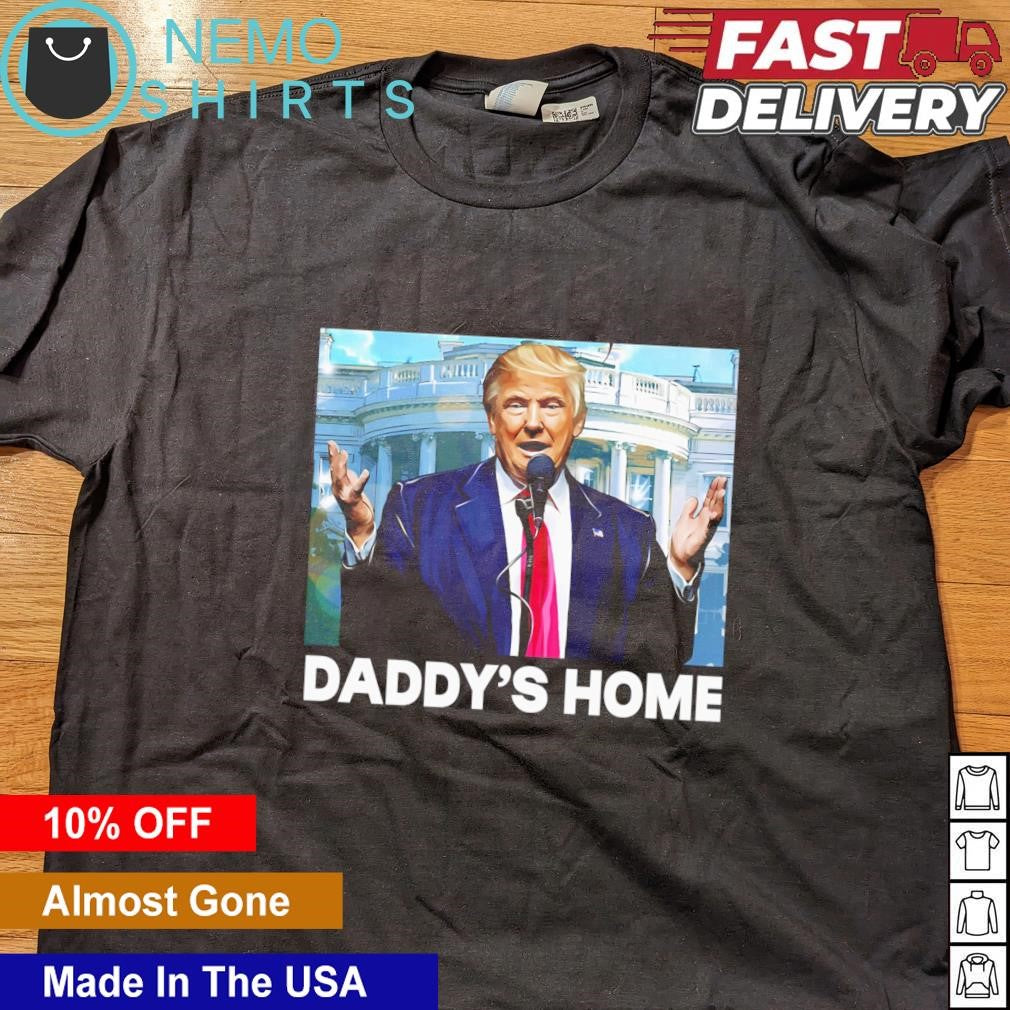 Daddys home Trump 2024 paint - Adult & Kids T-Shirts, Sweatshirts & Hoodies apparel design preview 4