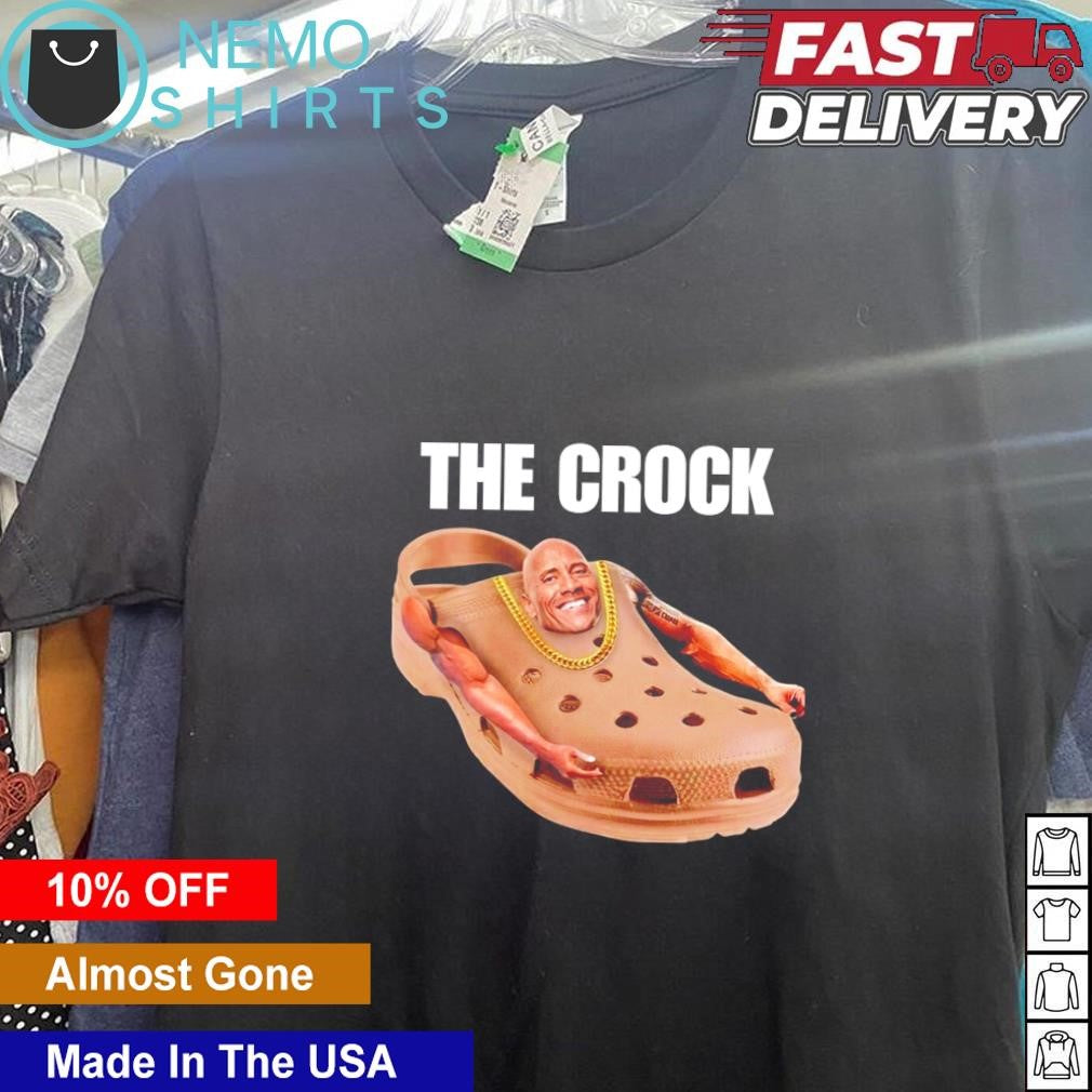 The crock Dwayne Johnson Rock - Adult & Kids T-Shirts, Sweatshirts & Hoodies apparel design preview 5