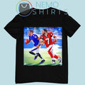 Lamar Jackson passes Michael Vick for the all-time QB - Adult & Kids T-Shirts, Sweatshirts & Hoodies apparel design preview 1