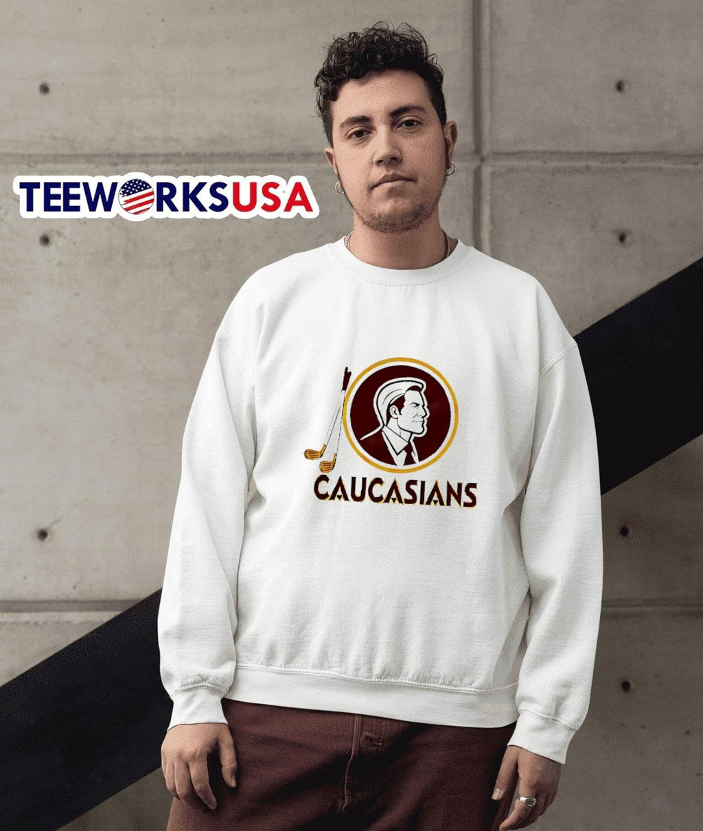 Caucasians Washington hockey - Adult & Kids T-Shirts, Sweatshirts & Hoodies apparel design preview 5